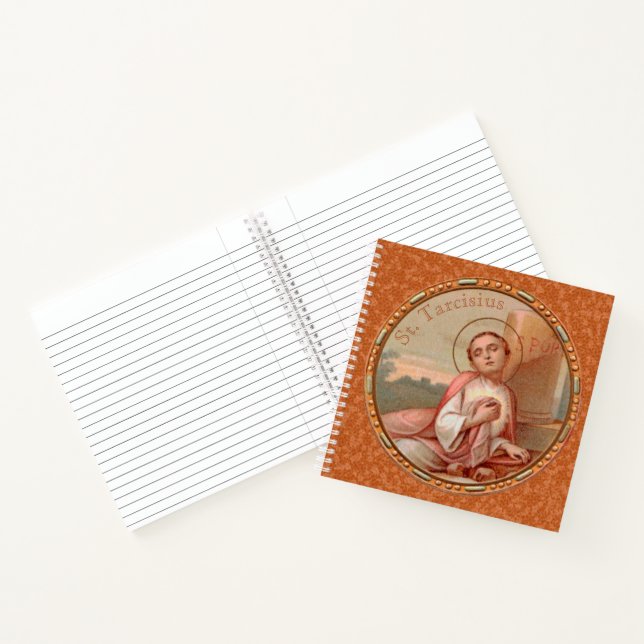 Carnet Saint-Tarcisius de Rome Médaillon (BF 004) (Intérieur)
