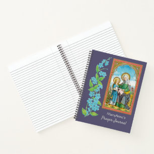 Carnet Sainte-Anne néogothique et Marie jeune (SAU 29)