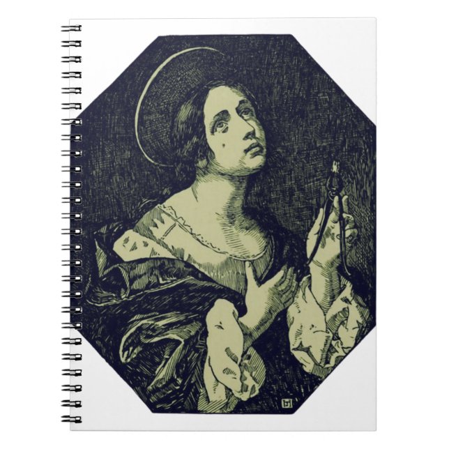 Carnet Sainte Apollonie vierge et martyre (Devant)