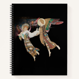 Carnet Sainte Brigitte emportée par des anges