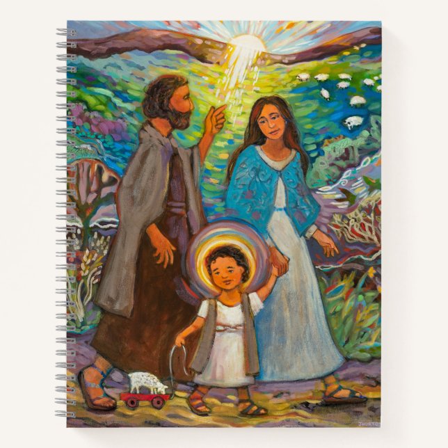 Carnet Sainte Famille avec Enfant Jésus (Devant)