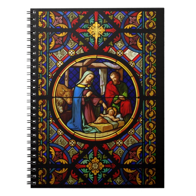 Carnet Sainte Famille "Vitrail"  (Devant)