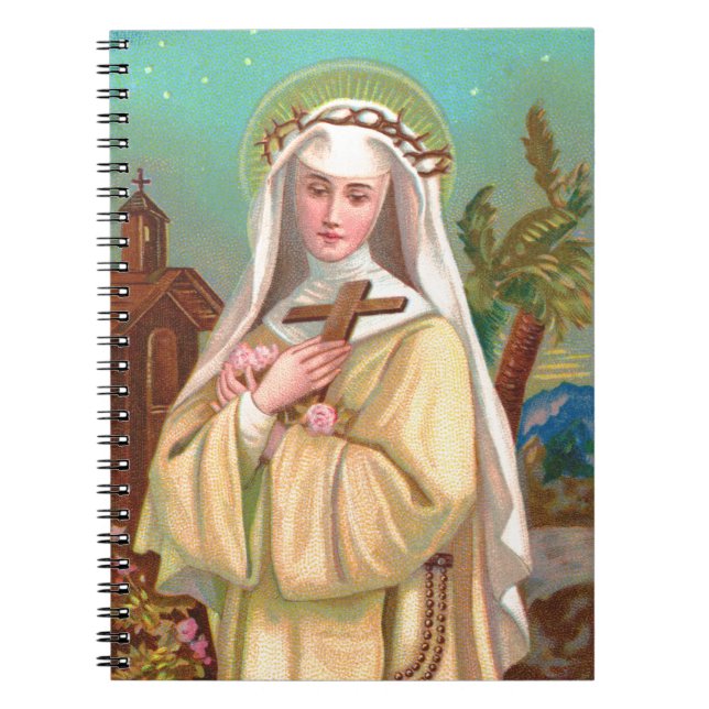 Carnet Sainte Rose de Lima la nuit (M 024) (Devant)