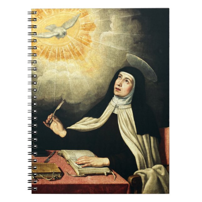 Carnet Sainte Thérèse d'Avila Mystique du Feu Art (Devant)