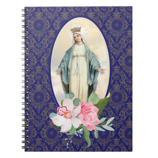 Carnet Sainte Vierge Marie Vintage Religieuse Zazzle Fr