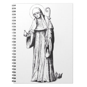 Carnet Sainte Walpurga missionnaire anglo-saxonne médiéva