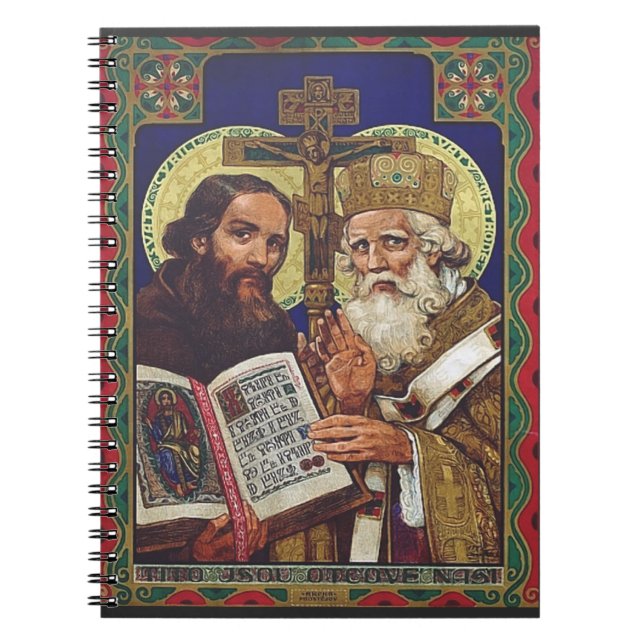 Carnet Saints Cyrille et Méthode Apôtres des Slaves (Devant)