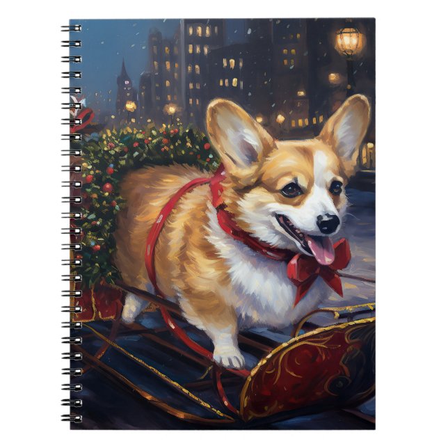 Carnet Saison de Noël de Corgi (Devant)
