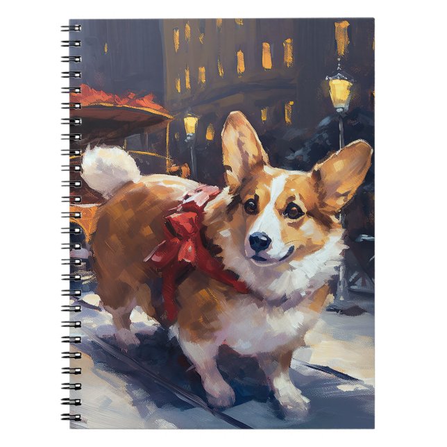 Carnet Saison de Noël de Corgi (Devant)