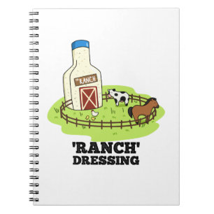 Carnet Salade Ranch Drôle de Pun de Nourriture 