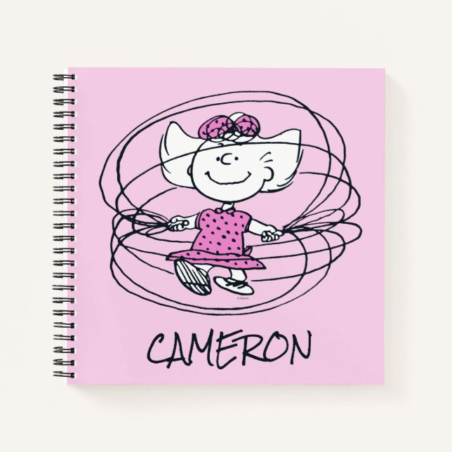 Carnet Sally Jouant à la corde de saut (Devant)