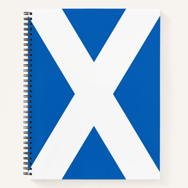 Carnet Saltire ~ Drapeau de l'Ecosse (Devant)