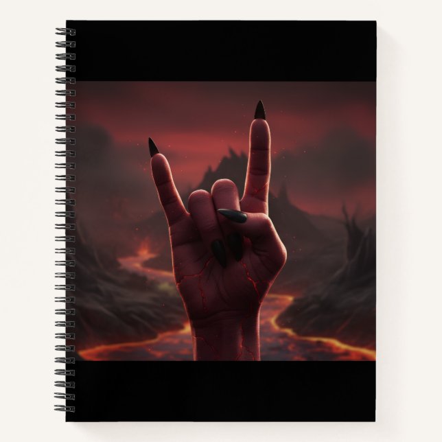 Carnet Salut Satanique (Devant)