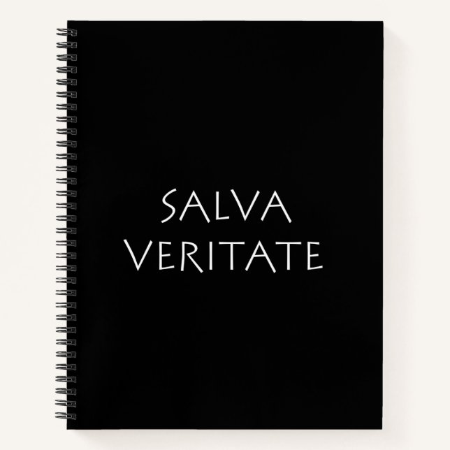 Carnet Salva veritate (Devant)