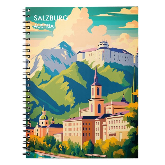 Carnet Salzbourg Autriche Voyage (Devant)