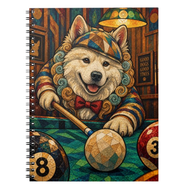 Carnet Samoyède, Mosaïque Géométrique (Devant)