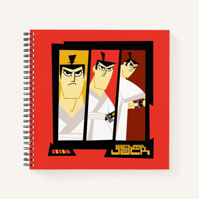 Carnet Samurai Jack Caractère Tri-Panel Futuristic Frame (Devant)