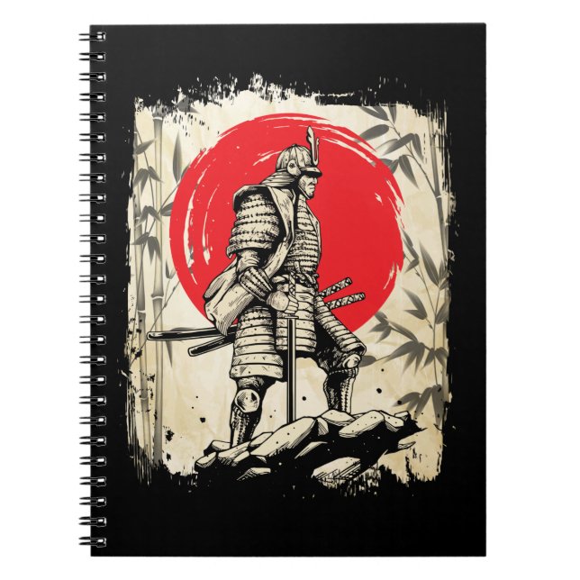 Carnet Samurai Warrior Japanese Hero Japan Swordsmen (Devant)