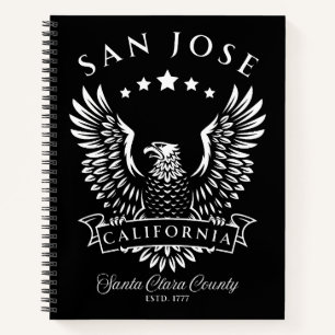 Carnet San Jose Santa Clara County California Vintage