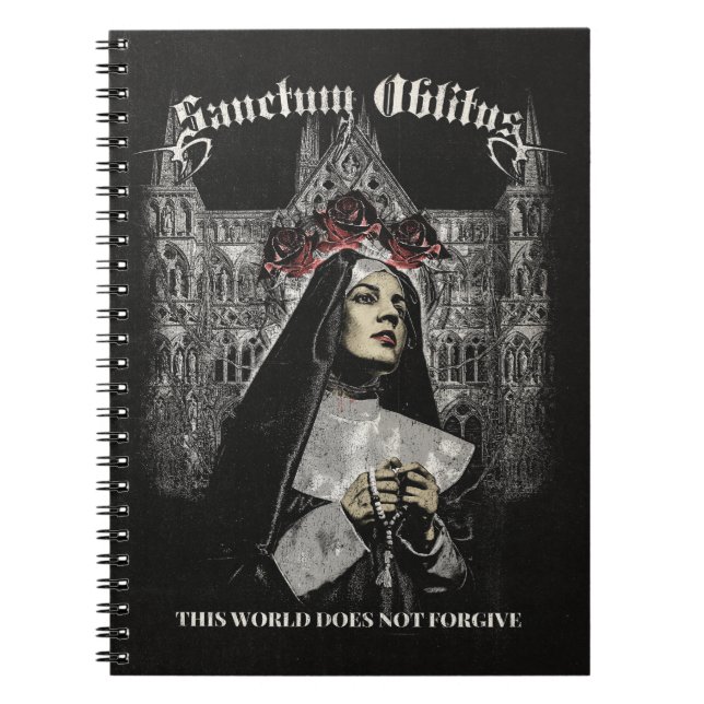 Carnet Sanctum Oblitus - Gothique Streetwear Design (Devant)