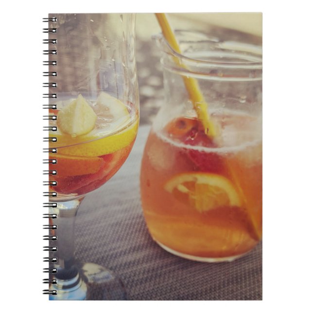 Carnet Sangria et Soleil (Devant)