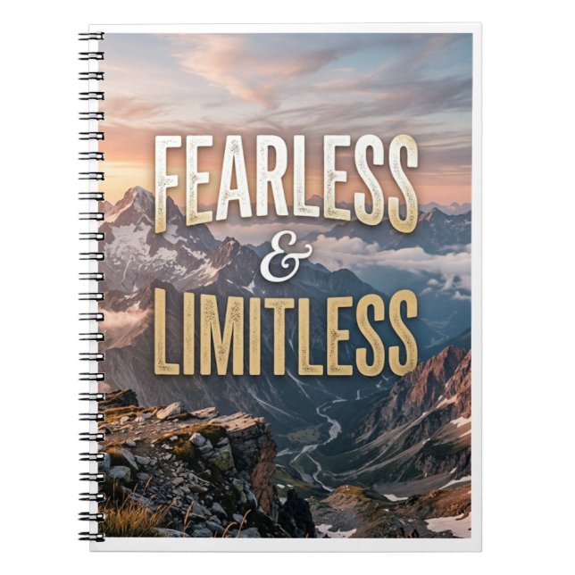 Carnet Sans peur et sans limites (Devant)