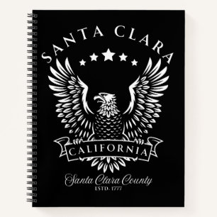 Carnet Santa Clara Californie Vintage Eagle