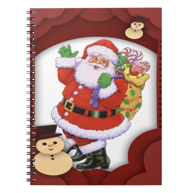 Carnet Santa Claus (Devant)