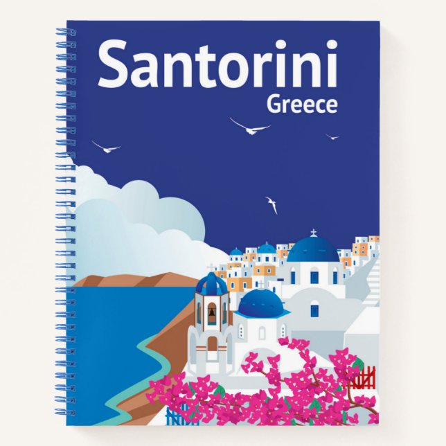 Carnet Santorin Grèce (Devant)