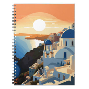 CARNET SANTORINI GRÈCE N° 1