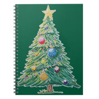 Carnet Sapin de Noël Coloré