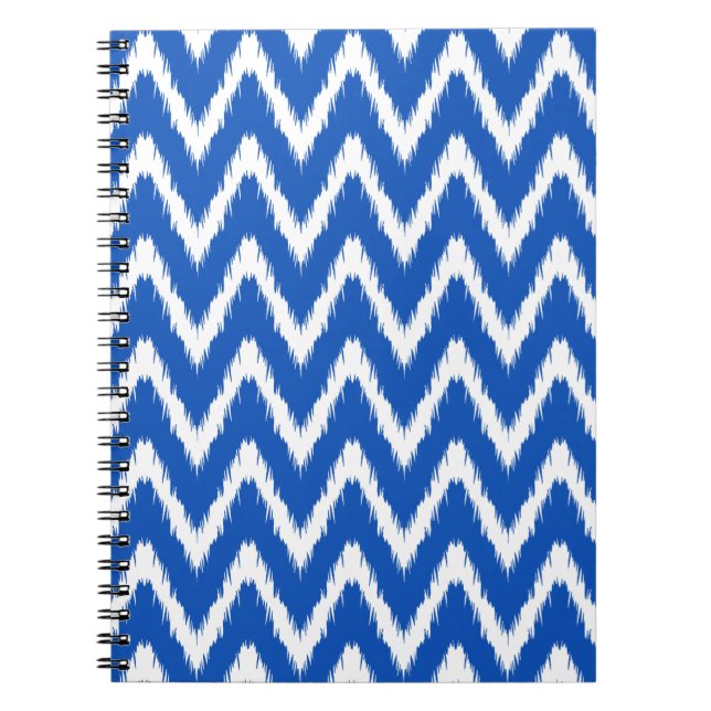 Carnet Sapphire Asian Moods Ikat Chevrons (Devant)