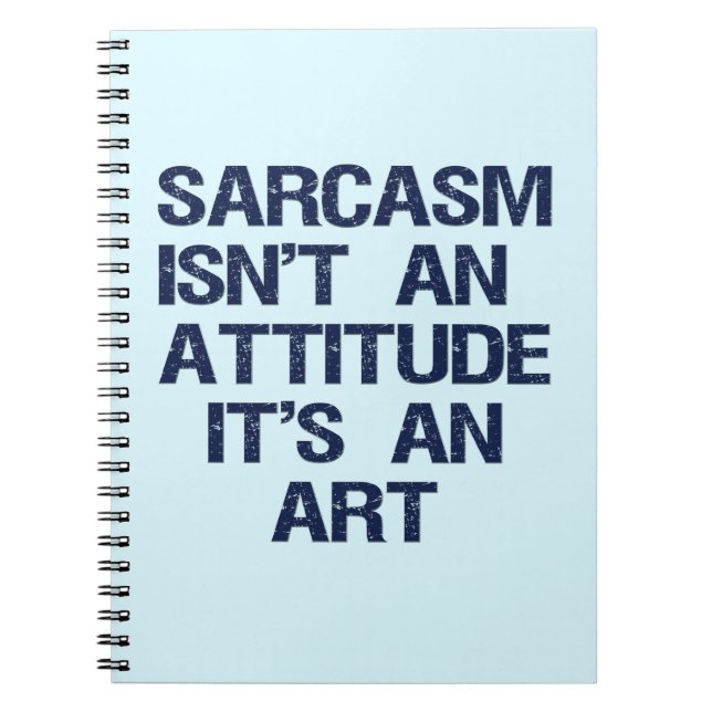 Carnet Sarcasme (Devant)
