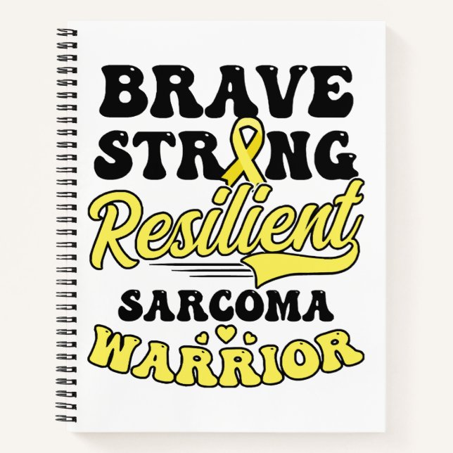 Carnet Sarcoma Cancer Chemise brave résistance forte (Devant)