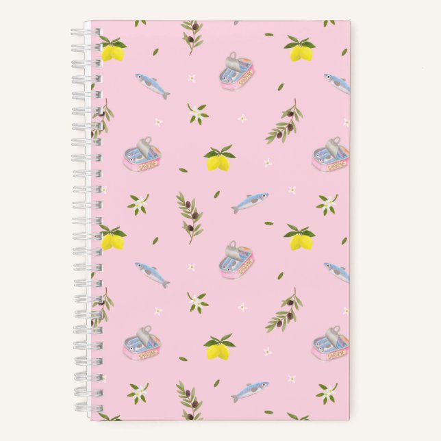 Carnet Sardine Lemon Pink (Recto)