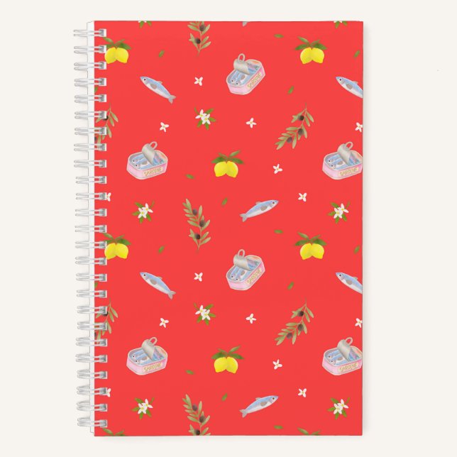 Carnet Sardine Lemon Red (Recto)
