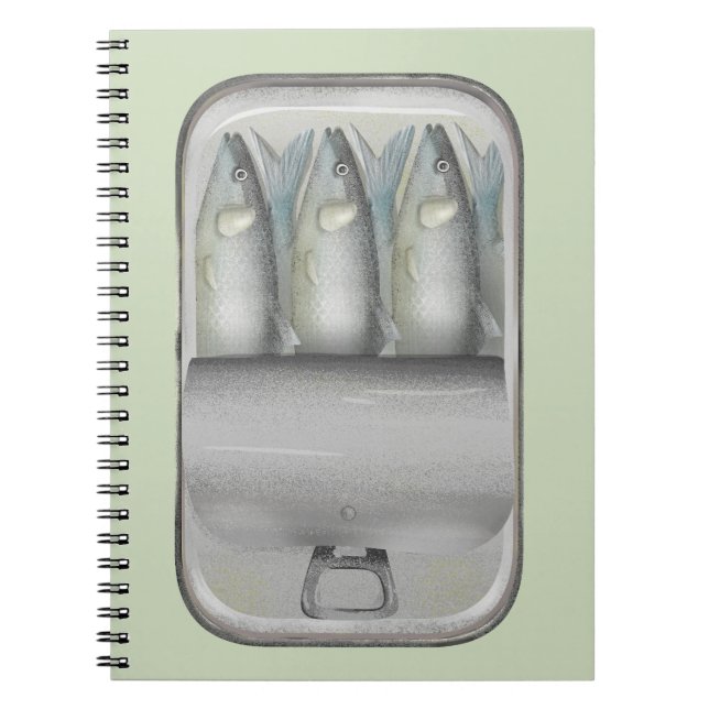 Carnet Sardines dans une boîte (Devant)