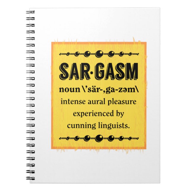 Carnet Sargasm (Devant)