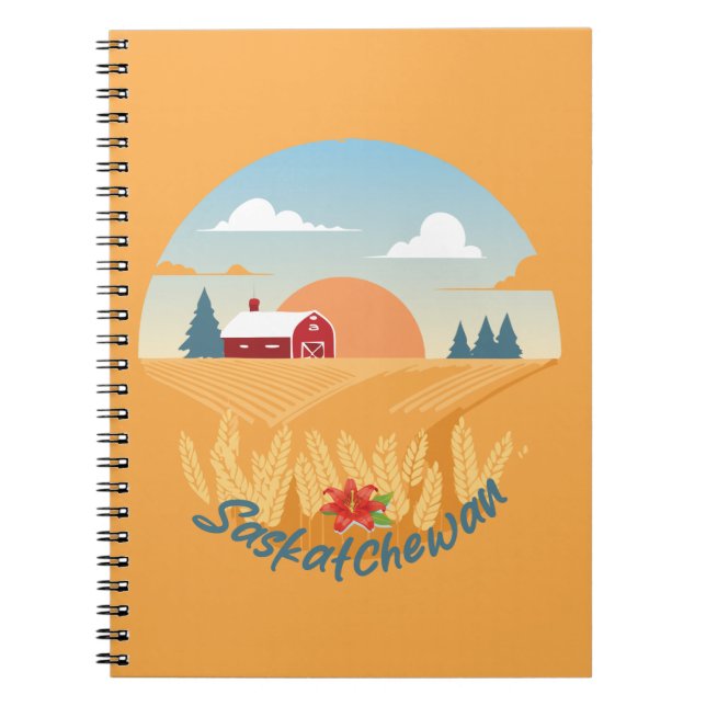 Carnet Saskatchewan vintage (Devant)
