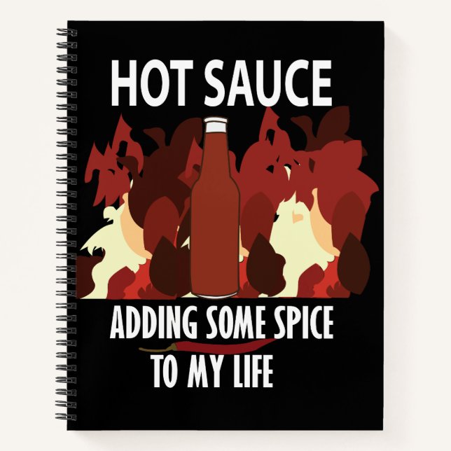 Carnet Sauce chaude Ketchup Fire Red Chili Pepper (Devant)