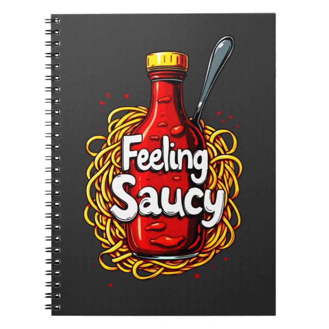 Carnet Saucisse - Fun Tomate Ketchup Imprimer pour la sau (Devant)