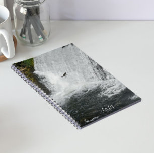 Carnet Saumon sautant la cascade