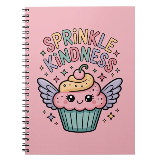 Carnet Saupoudrez de gentillesse | Cupcake (Devant)