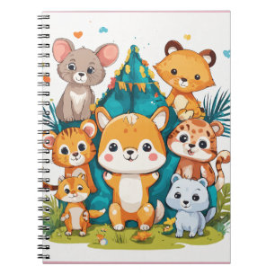 Carnet Sauvage & Fantaisie : Amis Animaux Ludiques