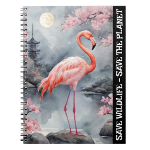 Carnet Sauver Flamingo - Sauver la nature sauvage et la p