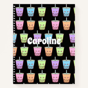 Carnet Saveurs de thé au lait Boba