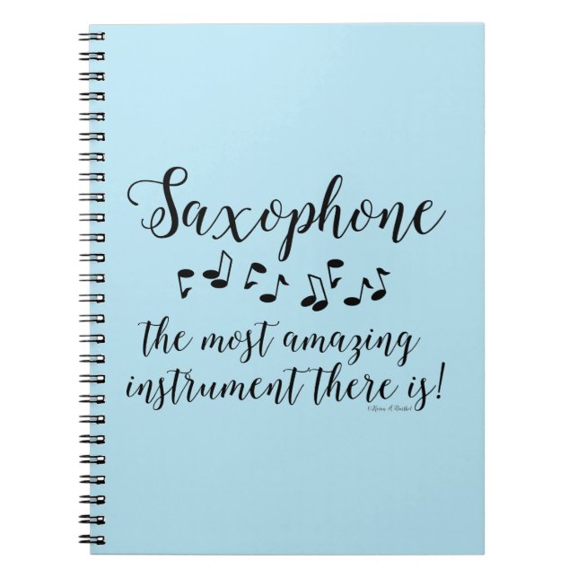 Carnet Saxophone Extraordinaire (Devant)