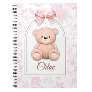 Carnet Scarlett Conception personnalisée d'ours en pelu