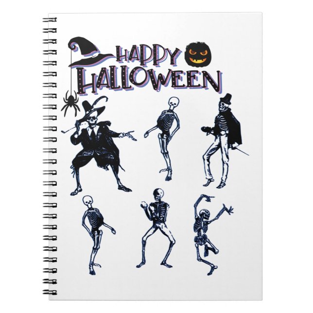 Carnet Scary Skeletons Party (Devant)
