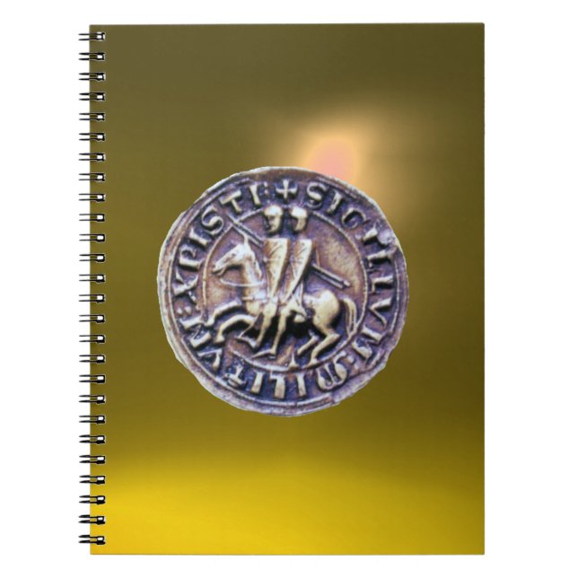 CARNET SCEAU DU MODÈLE CHEVALIER JAUNE (Devant)